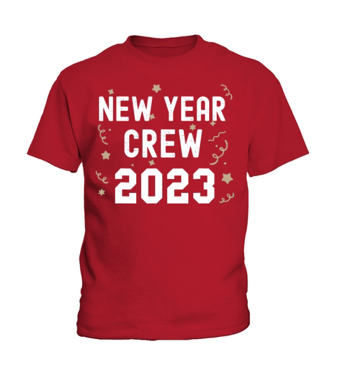 New Year Crew 2023 Funny Matching Party Pajama Kids T-Shirt