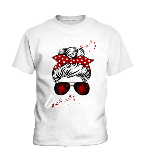 This Girl Is A Detective Kids T-Shirt