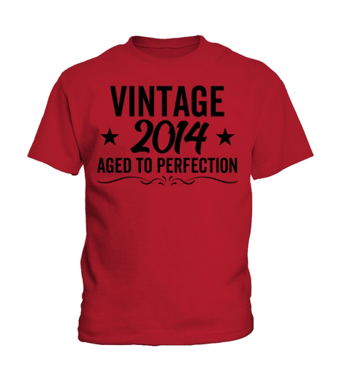 Vintage 2014 Aged To Perfection Kids T-Shirt