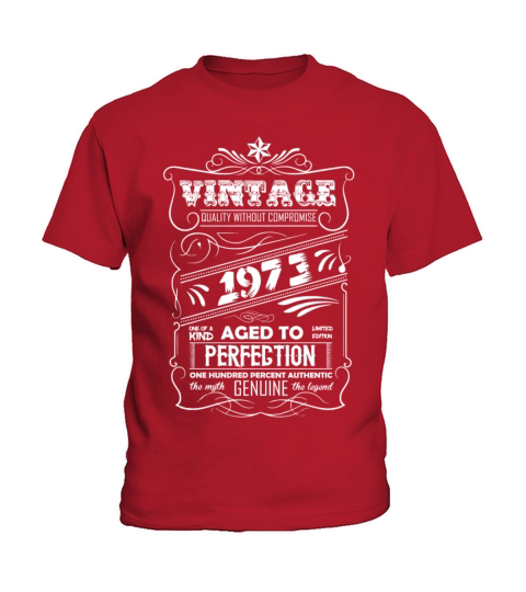 Vintage Aged To Perfection 1973 Kids T-Shirt