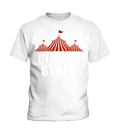 Vintage Circus Themed Birthday Party Event Staff Kids T-Shirt