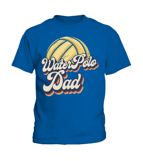 Water Polo Dad Retro Vintage Water Kids T-Shirt