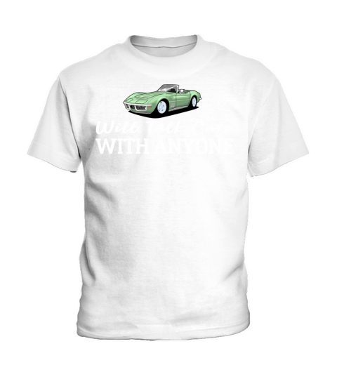 will talk cars with anyone automobil funny design Kids T-Shirt
