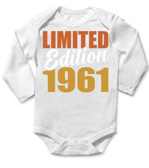 60th Birthday Long Sleeve Baby One-Piece