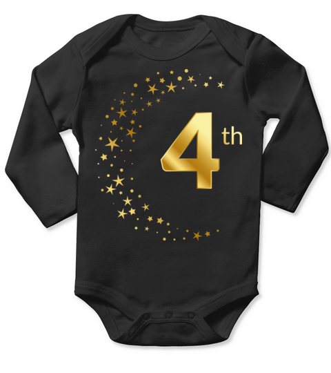 Anniversary Birthday day of honor gift Legends 4th Long Sleeve Baby One-Piece
