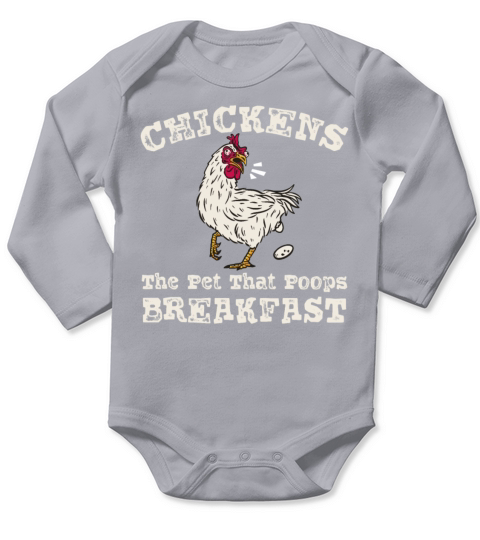 Chicken Farmer Long Sleeve Baby One-Piece