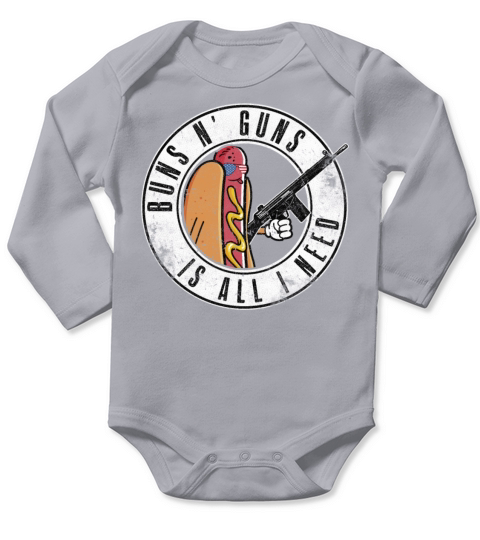 Cool Hot Dog Design For Men Women Boys Sausage Hot Long Sleeve Baby One-Piece