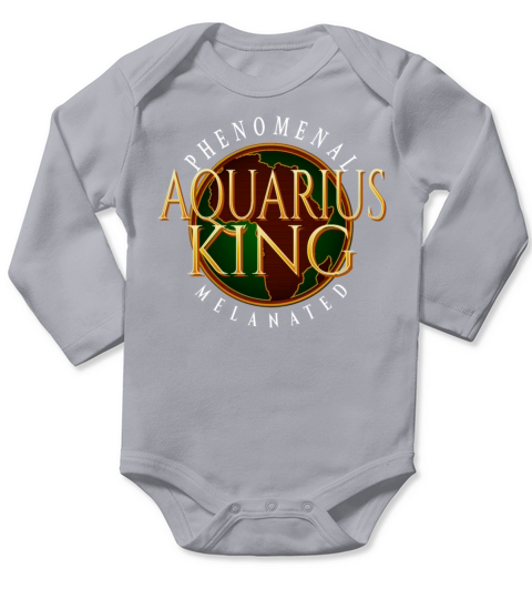 Dope Aquarius King Astrology Zodiac Unapologetical Long Sleeve Baby One-Piece