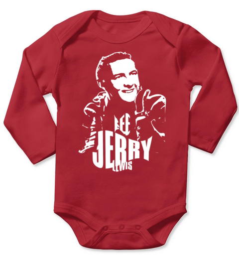 Jerry Lee Lewis Long Sleeve Baby One-Piece