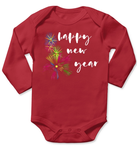 new years eve - happy new year Long Sleeve Baby One-Piece