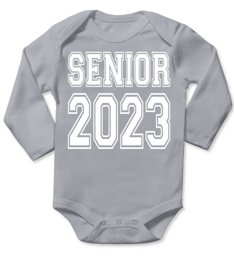 Senior 2023 Long Sleeve Baby One-Piece
