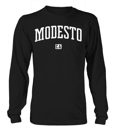 Modesto California Vintage Style Long sleeved Unisex