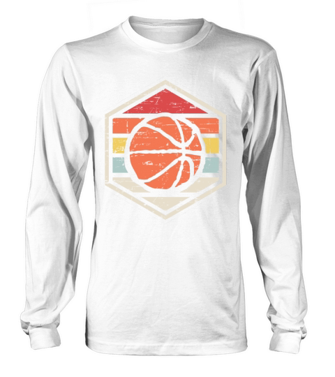 Retro Badge Basketball Long sleeved Unisex