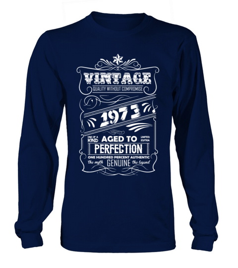 Vintage Aged To Perfection 1973 Long sleeved Unisex