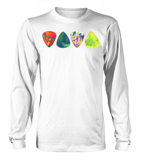 Vintage Guitar Picks Long sleeved Unisex