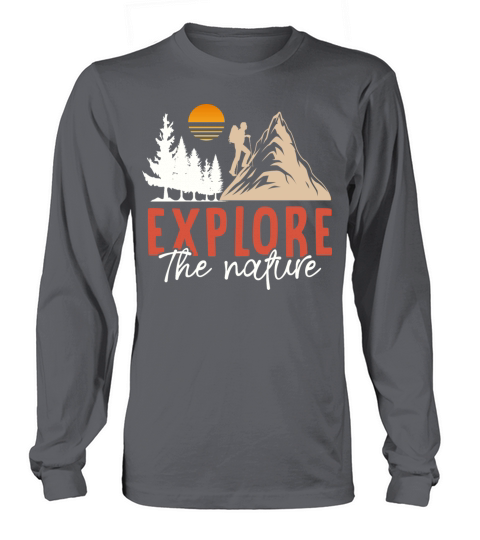 Vintage Mountains Climber Hiker Long sleeved Unisex