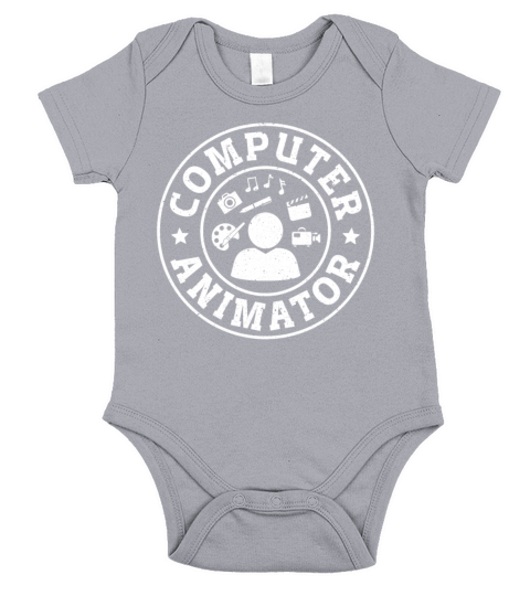 Artist Computer Animator Short Sleeve Baby One-Piece