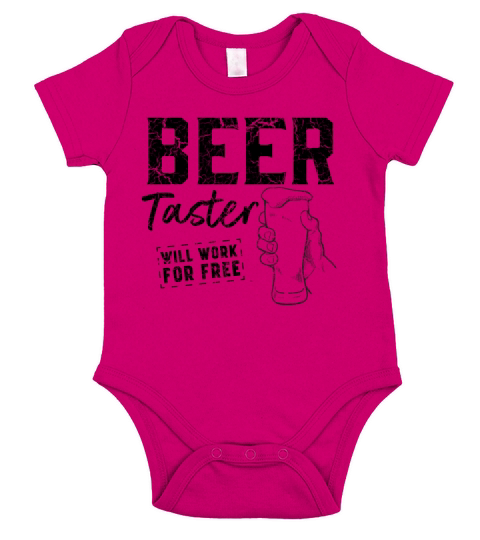 Beer taster works for free Short Sleeve Baby One-Piece
