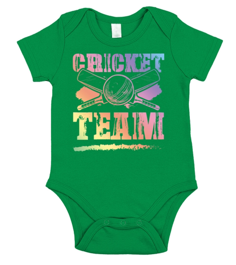 Cricket team Short Sleeve Baby One-Piece