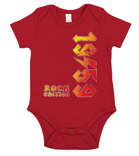 Geburtstag Rock Edition 1959 Short Sleeve Baby One-Piece