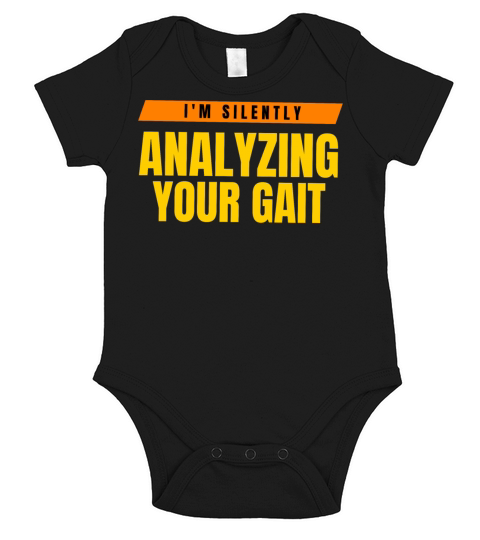 I m Silently Analyzing Your Gait Short Sleeve Baby One-Piece
