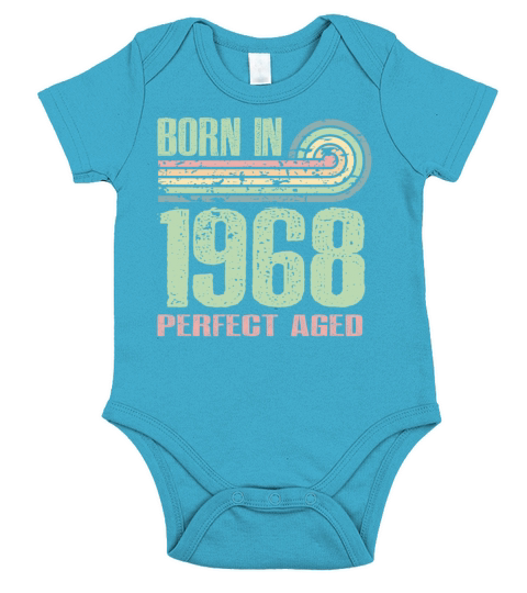 Legends Are Born In 1968 55 Years Old 55th Short Sleeve Baby One-Piece