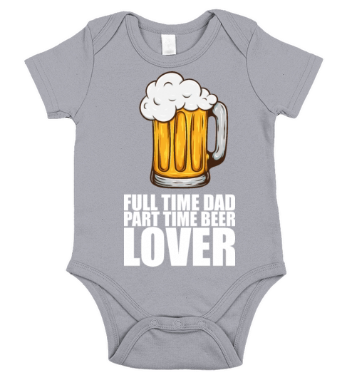 Man cave Beer drinking Short Sleeve Baby One-Piece