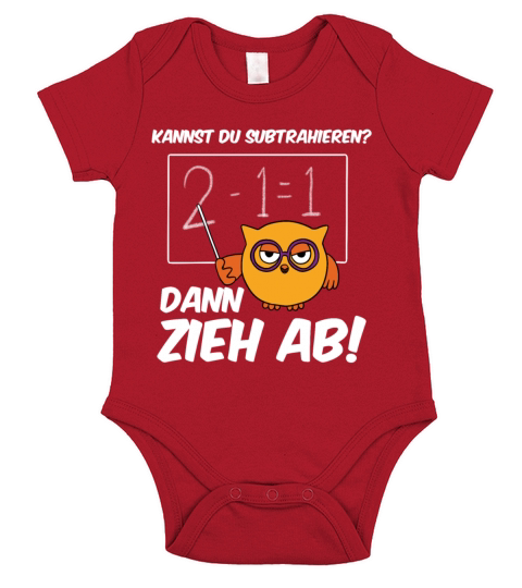 Math Black Humor Funny German Short Sleeve Baby One-Piece