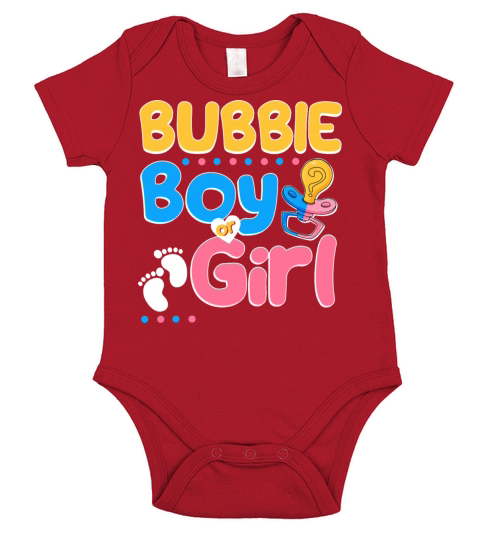Pink or Blue Bubby Loves You Jewish Grandmother Short Sleeve Baby One-Piece