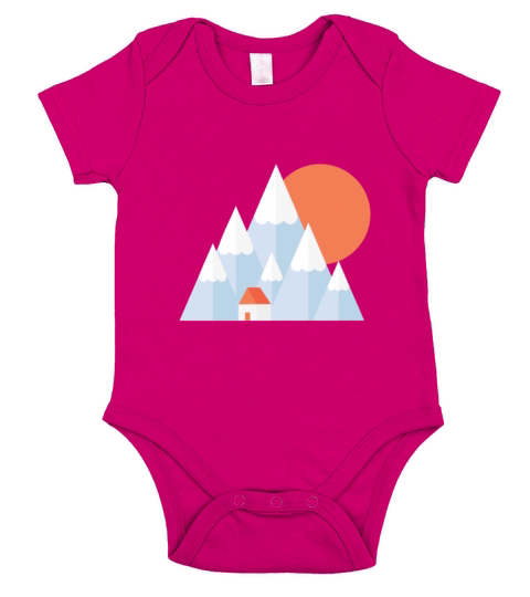 Snow Valley Short Sleeve Baby One-Piece