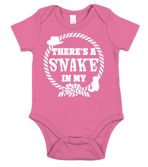 Theres a Snake in my Boot Short Sleeve Baby One-Piece