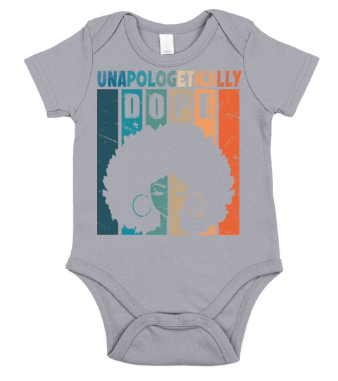 Unapologetically Dope Black History Month African Short Sleeve Baby One-Piece