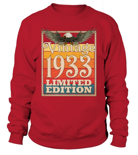 1933 Vintage Retro American Eagle Limited Edition Sweatshirt Unisex