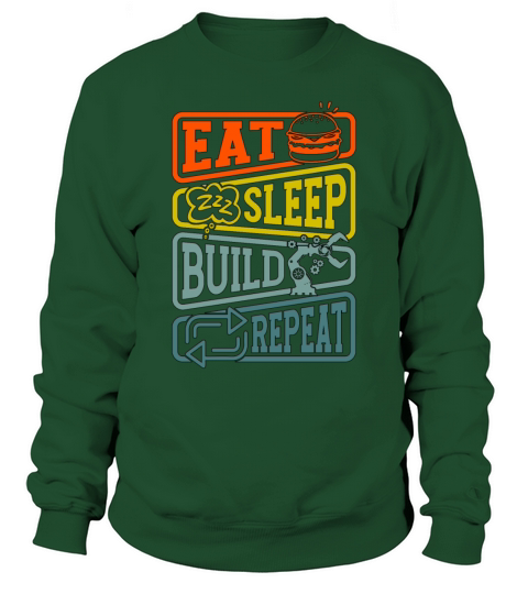 Robotics Eat Sleep Build Robot Robotics Engineer Sweatshirt Unisex