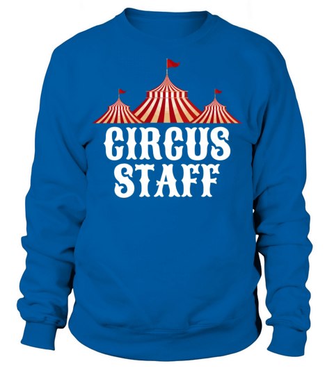 Vintage Circus Themed Birthday Party Event Staff Sweatshirt Unisex
