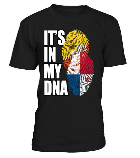 Bhutanese And Panamanian Mix Heritage DNA Flag T-Shirt Unisex