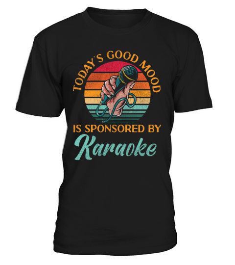 Karaoke Singer Retro Vintage T-Shirt Unisex