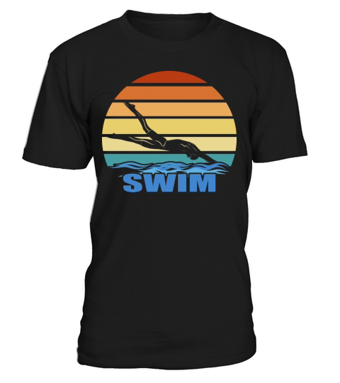 Retro Vintage Swimming Gift For Swimmers T Shirt 2 T-Shirt Unisex