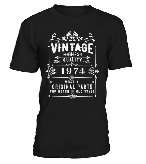 Vintage 1974 Vintage T-Shirt Unisex