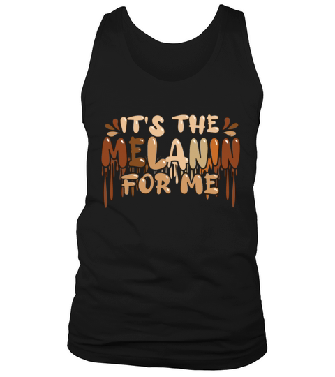Colors Melanin Dripping Pride Black History Month Tank Top Unisex