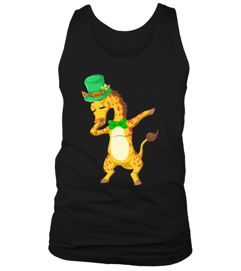 dabbing giraffe st patricks day Tank Top Unisex