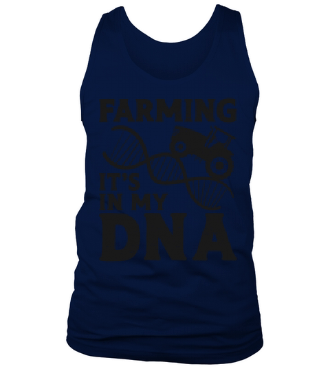 Farming Farmer Dna Vintage Tractor Tank Top Unisex