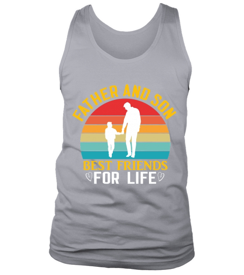Father and son best friends for life Tank Top Unisex