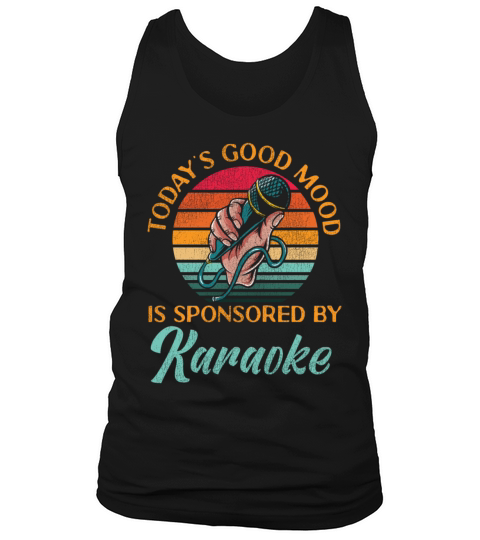 Karaoke Singer Retro Vintage Tank Top Unisex