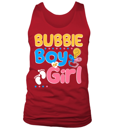 Pink or Blue Bubby Loves You Jewish Grandmother Tank Top Unisex