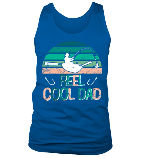 Retro Vintage Fishing dad Tank Top Unisex