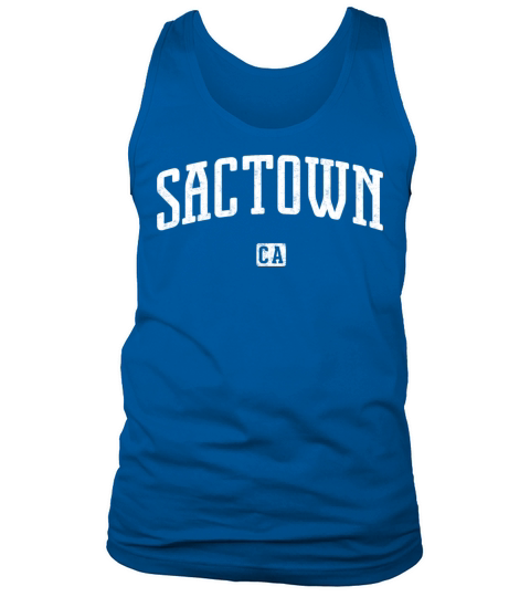 Sactown California Vintage Style Tank Top Unisex