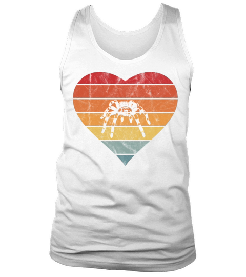 Tarantula Vintage Heart Sunset Cute Womens Tarant Tank Top Unisex