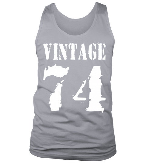 Vintage 1974 - Vintage 74 - Party Vector Tank Top Unisex