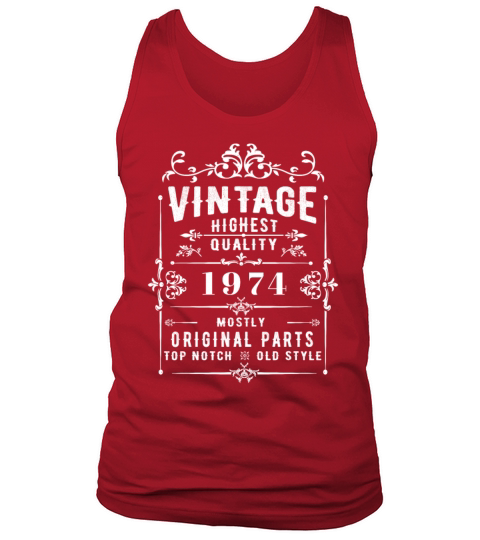 Vintage 1974 Vintage Tank Top Unisex